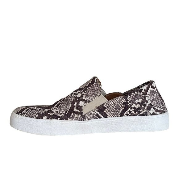 Steve Madden Fayna Snakeskin Print Slip On Sneakers 9 - Picture 4 of 16